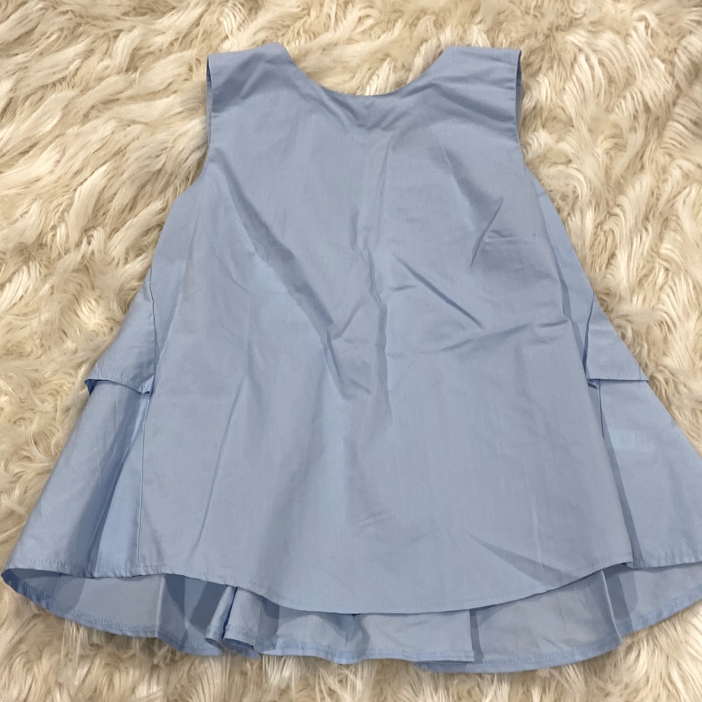 Basic Tank Shell With Ruffle Back
